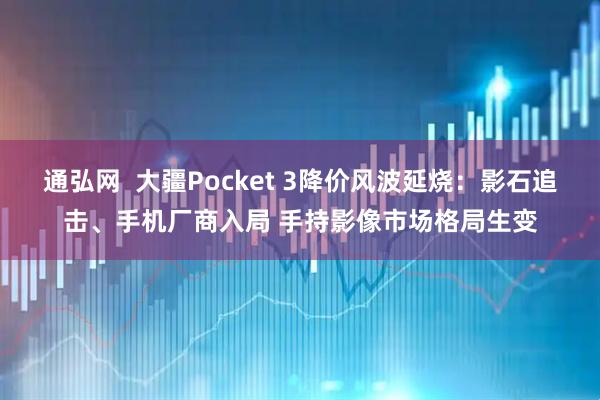 通弘网  大疆Pocket 3降价风波延烧：影石追击、手机厂商入局 手持影像市场格局生变